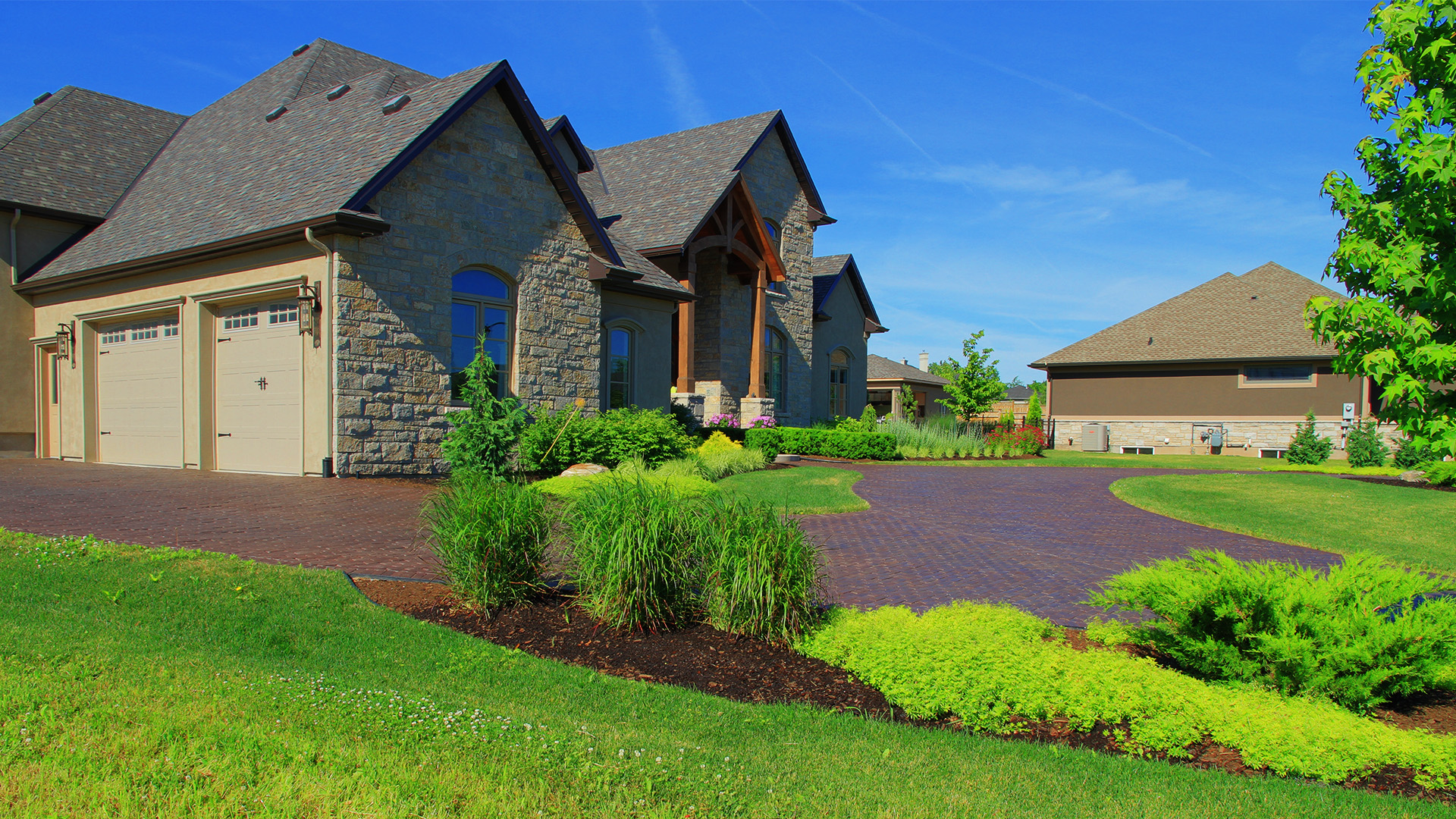 Total Contracting & Landscaping Landscaping, Retaining Walls and Excavation slide 1