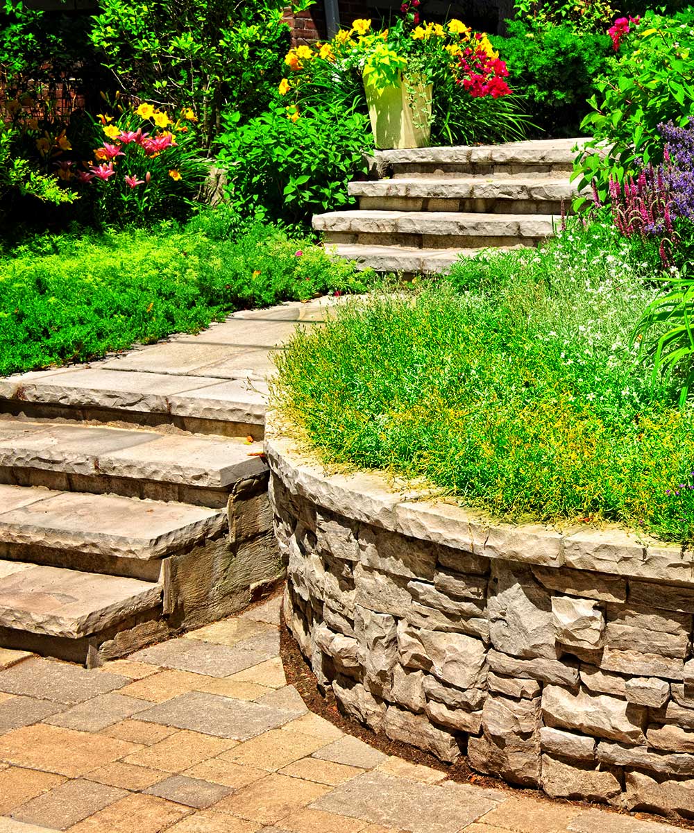 Flagstone patio